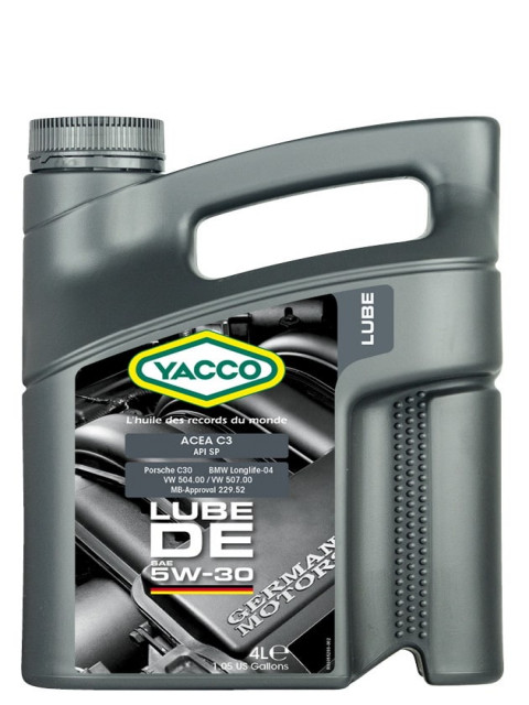 Масло моторное YACCO LUBE DE 5W30 (4 L)